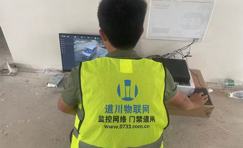 攝像頭施工現(xiàn)場
